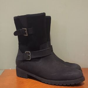Blondo Lined And Waterproof Black Leather Boots Women's 9.5